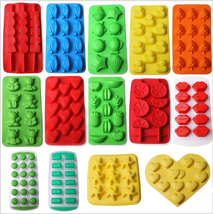

Ice Maker Mould DIY Creative Ice Cube Mold Silicone Ice Tray Fruit Ice Cube Maker Bar Kitchen Accessories silicone mold