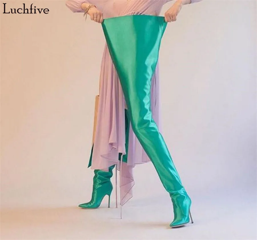 high waisted boots