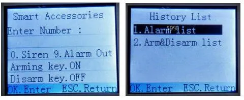 smart accessories , history list