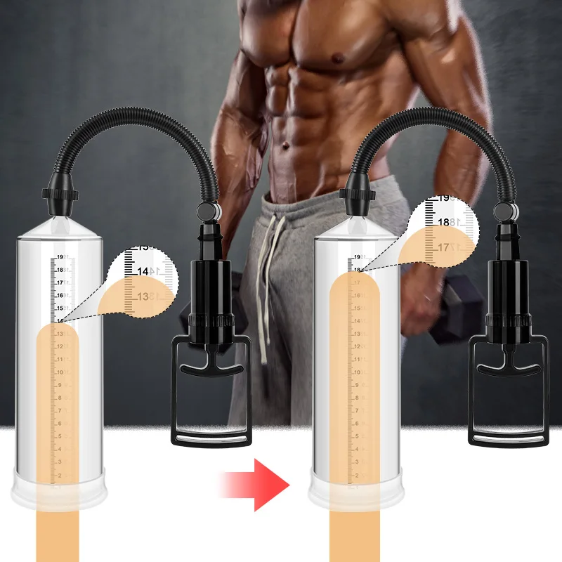 Goedkoop GUIMI Penis Pomp Sex Speelgoed voor Volwassen Penis Extender Penis Vergroter voor Man Kunstkut Vertraging Blijvende Trainer Sex Shop