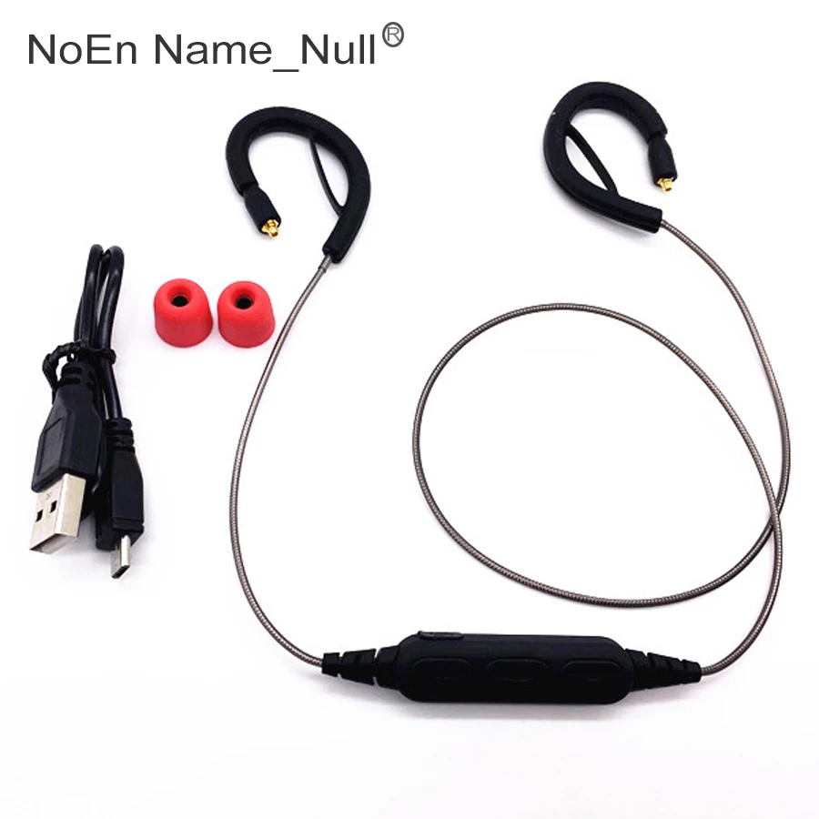 MMCX Bluetooth Adapter for Shure SE215 SE315 SE535 SE846 Earphone Wireless Adapter Cable Replacement Headphone Wire with mic
