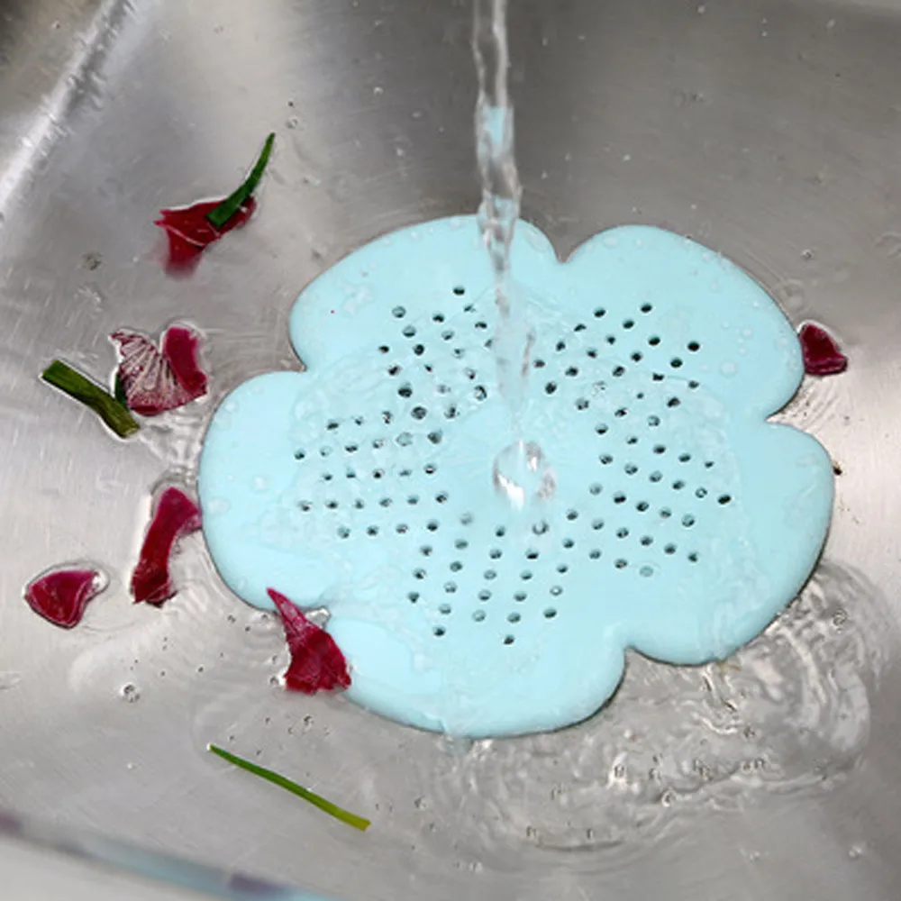 1 шт. форма цветка кухня ванная комната анти засорение силиконовый слив раковина канализация фильтр для мусора чистая PK с высоким качеством