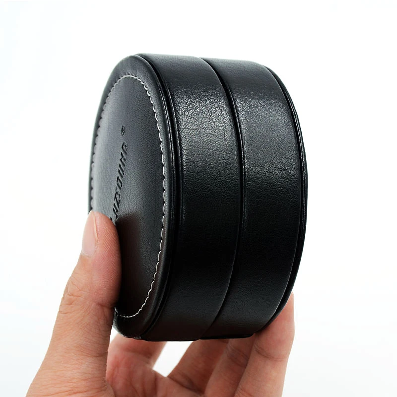 Новый HZ HZSOUND круглый кожаный чехол в наушнике сумка коробка Наушники портативный