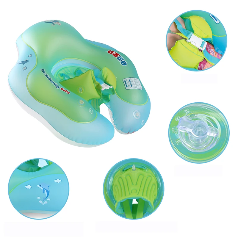 Ребенка бассейн надувной младенческой подмышки плавающий детский бассейн swim аксессуары круг купальный двухместный надувной плот кольца игрушка