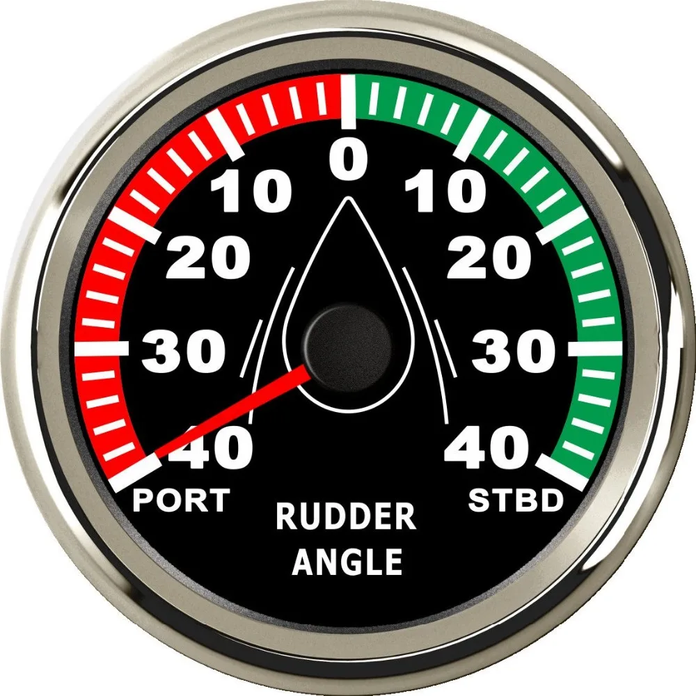 85mm (3 3/8") Waterproof Boat Yacht Rudder Angle Indicator Gauge Rudder