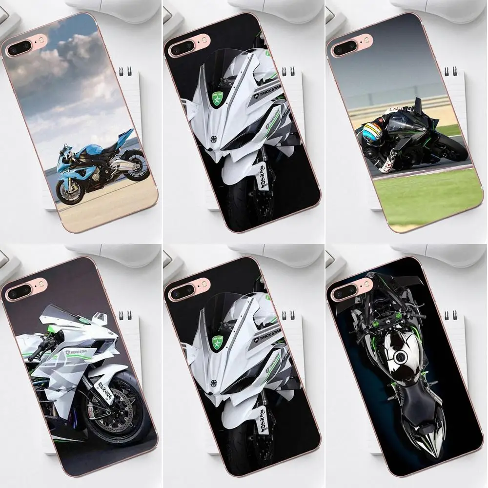 

Soft Cases Skin For iPhone 4 4S 5 5C SE 6 6S 7 8 Plus X XS Max XR Galaxy A3 A5 J1 J3 J5 J7 2017 Kawasaki Ninja Sport Motorcycle