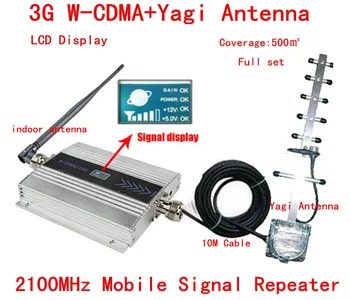 

Cell phone 3g Repeater Signal Amplifier, LCD Display WCDMA 2100Mhz Signal Repeater 3G, High Quliay 3g Repeater Amplifier YAGI 3G