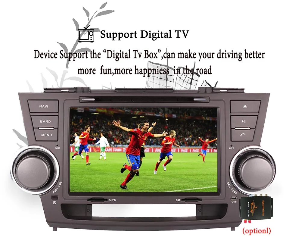 

4GB ram Android 9.0 Octa core car dvd player stereo gps radio tape recorder for TOYOTA highlander high lander 2008-18 head units
