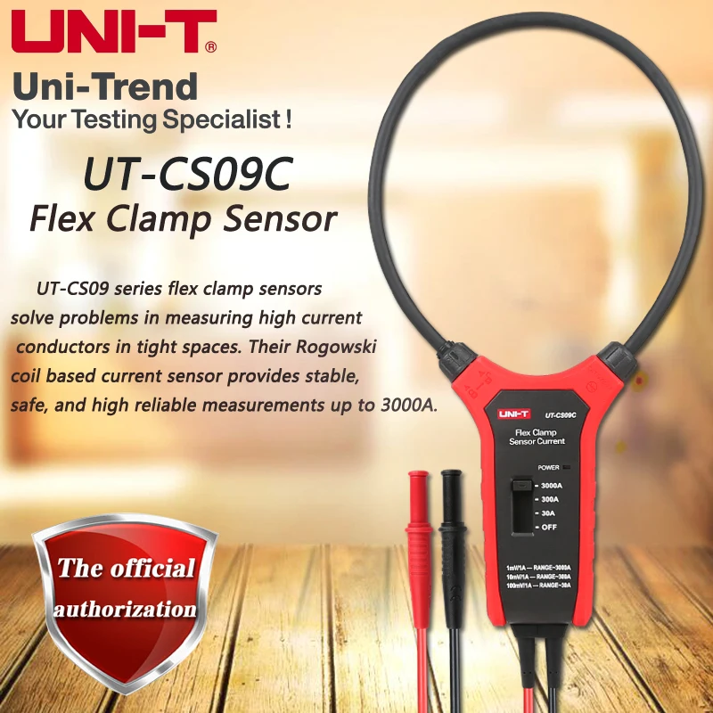 UNI T гибкий зажим датчик 3000A AC Clamp Meter осциллограф/мультиметр