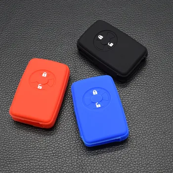 

10 units Silicone car key cover case for toyota Avalon Yaris Hybrid Crown Reiz Corolla RAV4 Yaris remote key protect shell