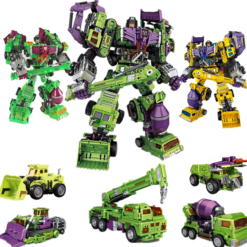 3 styles IN-STOCK 6in1 NBK 1-6 Hook Transformation Robot Ko Version Gt Scraper Of Devastator Action Figure ToysOutdoor Beach