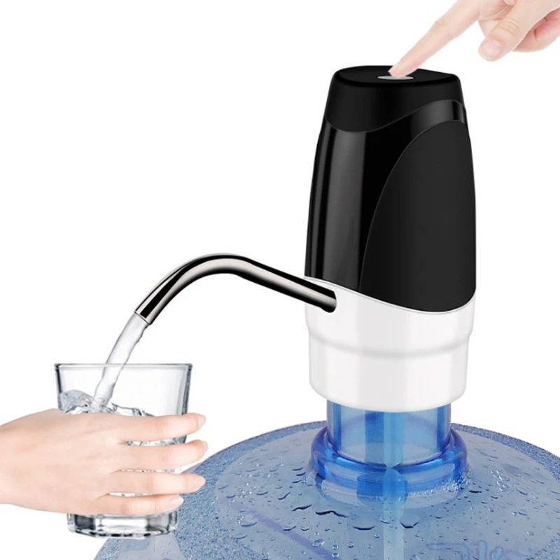 Free_on 1PC Rechargeable Water Dispenser Wireless battery USB Water Bottle Pump Dispenser Household Water Treatment