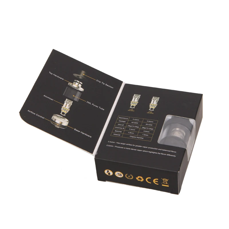 New Arrival E Cigarette Atomizer Aspire Atlantis EVO Tank Double Wicking Filling Atomizer 2ML 4ML with Atlantis Coils 03