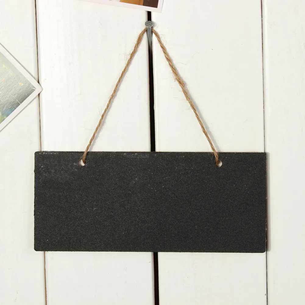 Buy 2x Small Wood Hanging Blackboard Chalkboard