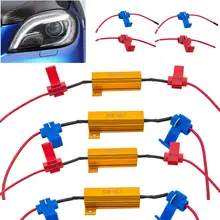 4x LED Indicador 50 w 6 ohm Taxa de Flash Relé Turn Signal Resistor de Carga Lâmpadas de Lastro