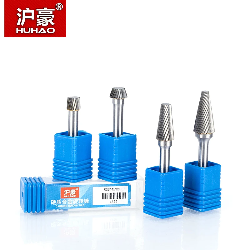 

HUHAO 1pc 6mm Shank Tungsten Steel Cutter Metal Grinding Carving Rotary File Cylindrical Router Bit For Metal Polishing S Type