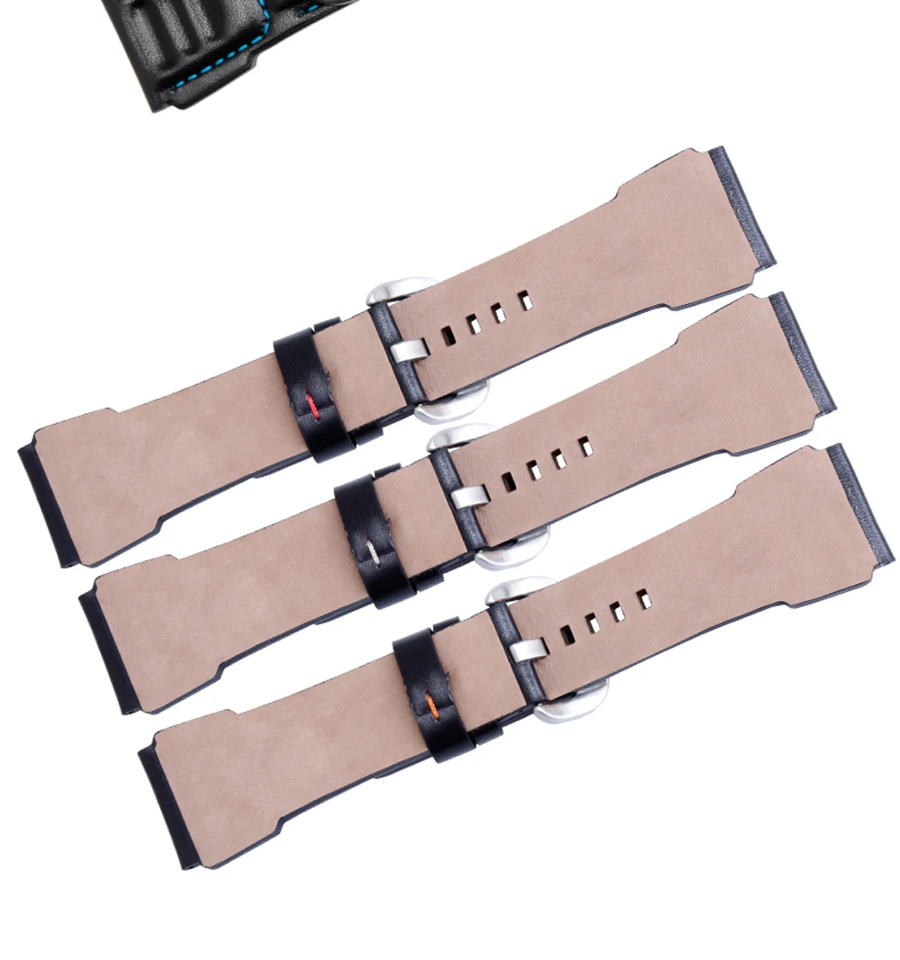 PEIYI качество Натуральная кожа ремешок для часов 28 мм серия пятница S2/01 ремешок Механические Мужские часы заменить кожаный браслет