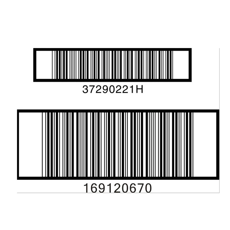 barcode sticker design