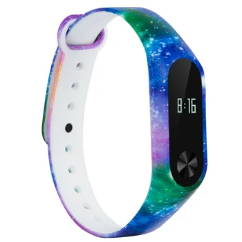 

(XM2HS) SMP-0044 Silicone Strap for Xiaomi Mi Band 2 mi band 2 bracelet mi band 2 strap Wristband Replacement Miband 2 Strap