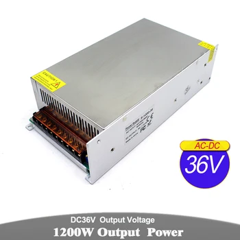

Variable Switch Power Supply 36V 33.3A 1200W Driver Transformer 110V 220V AC DC36V SMPS For Lighting Stepper Printer Machinery