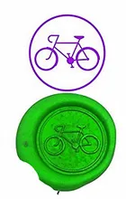 Vintage Bike Custom Luxury Wax Seal Sealing Stamp Brass Peacock Metal Handle Sticks Melting Spoon Wood Gift Box Set