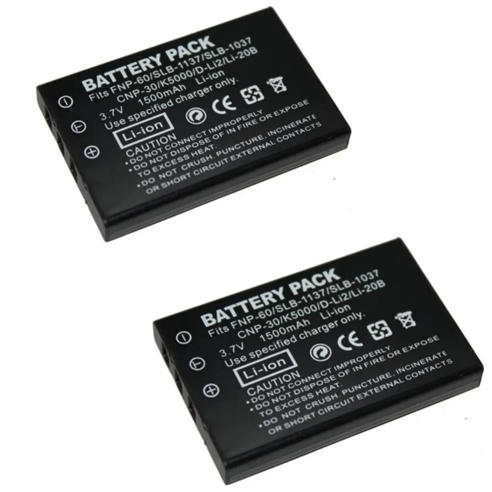 2 шт. 1500 мАч NP-60 NP60 батарея с ЖК-дисплеем одно зарядное устройство для Fujifilm F50I F401 F402 F501 ZOOM F410 F601