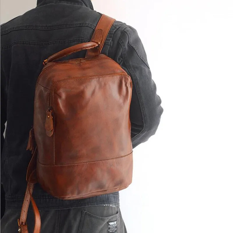 100 leather backpack