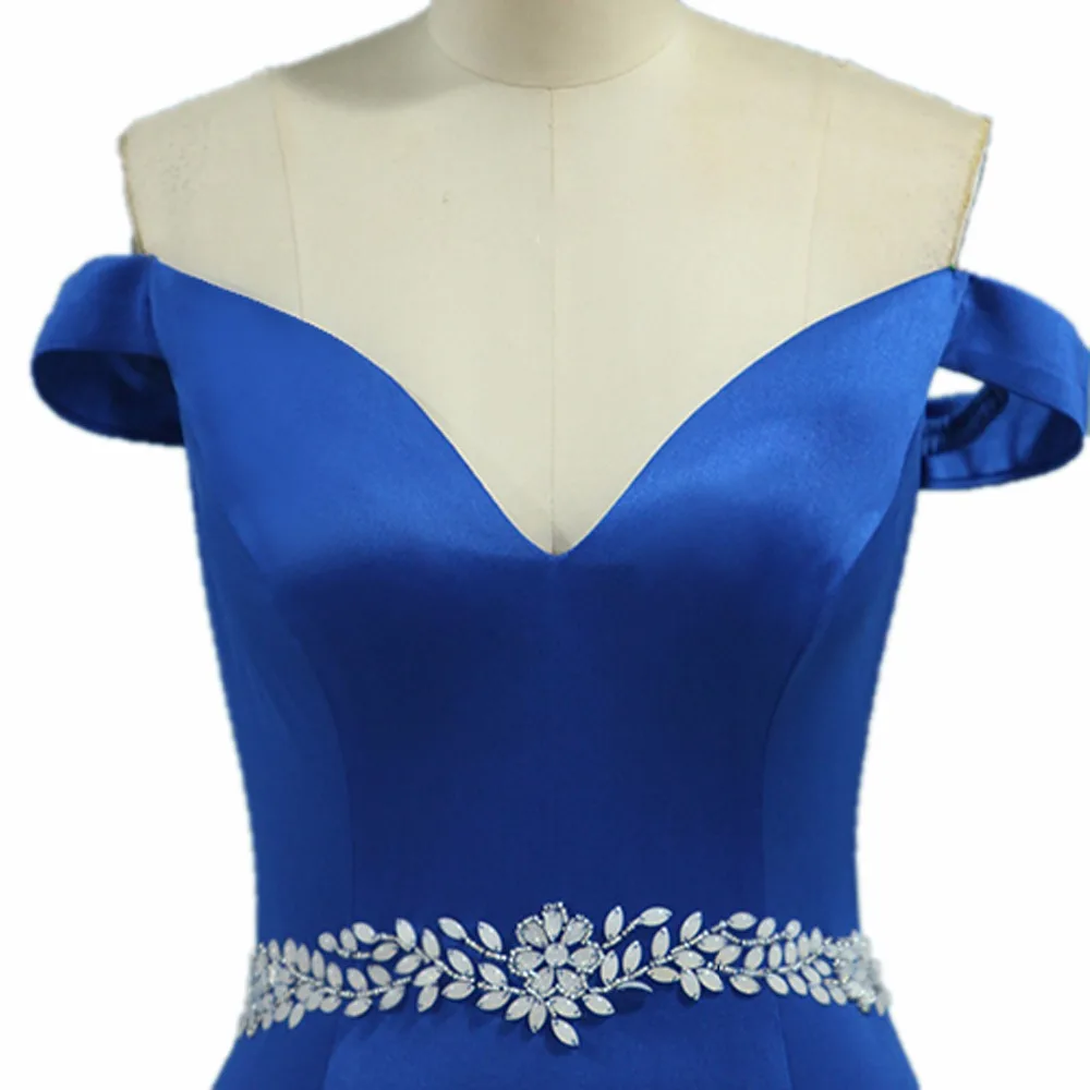 ANTI Sexy Fashion Ruffles Formal Evening Gown 2019 V-Neck Mermaid Evening Dress Long Robe De Soiree For Wedding Party Dresses
