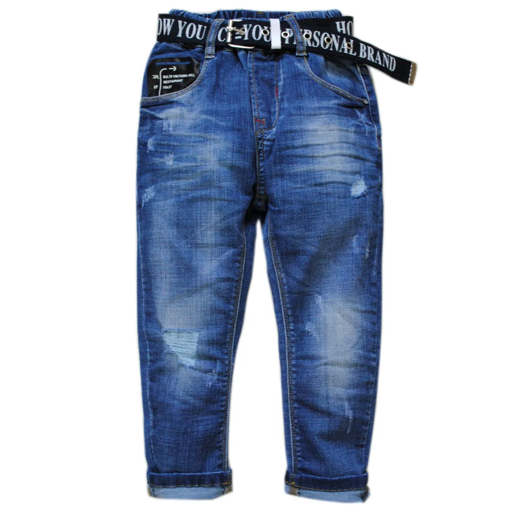 Buy 5915 kids jeans boys soft denim pants elastic