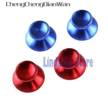 

ChengChengDianWan Aluminum Metal Joystick Cap thumb stick for ps3 playstation Controller Thumbstick cap mushroom 6pcs=3pairs