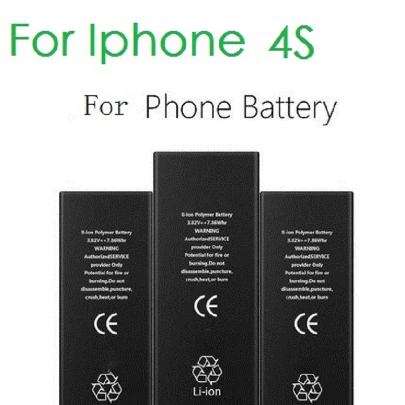

100% Original Brand ANTIRR Phone Battery For iphone 4S Real Capacity 1430mAh With Machine Tools Kit Mobile Batteries