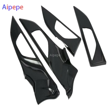 

For Subaru Forester SK 2018 2019 Decorate Accessories Carbon Fiber Style Inner Door Handle Cover Catch Bowl Trim