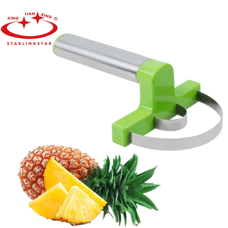 1pc Pineapple Slicers Colorful Stainless Steel & ABS Pineapple Peeler