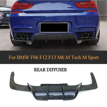 

Carbon Fiber Car Rear Bumper Diffuser Lip for BMW 6 Series F06 F12 F13 M6 M Tech M Sport 2012-2016 640i 650i Diffuser Spoiler