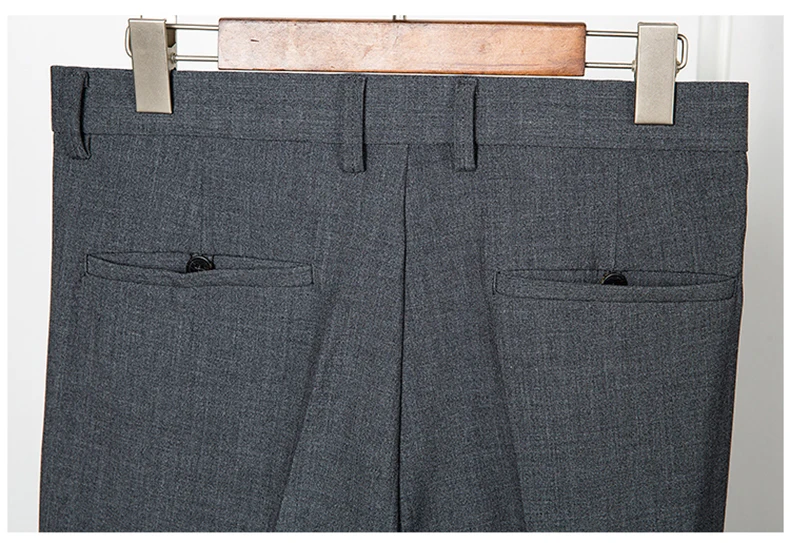 Новые однотонные Длинные мужские s корейские брюки Slim Fit мужские повседневные брюки модные деловые брюки мужские Черные Серые