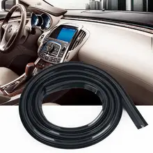 1,6 M Автомобильная протектора края U-стирательная резинка в форме карандаша Авто дверные ручки Шум изоляции Анти-пыль Звукоизолированные уплотнительные ленты DIY авто-Стайлинг