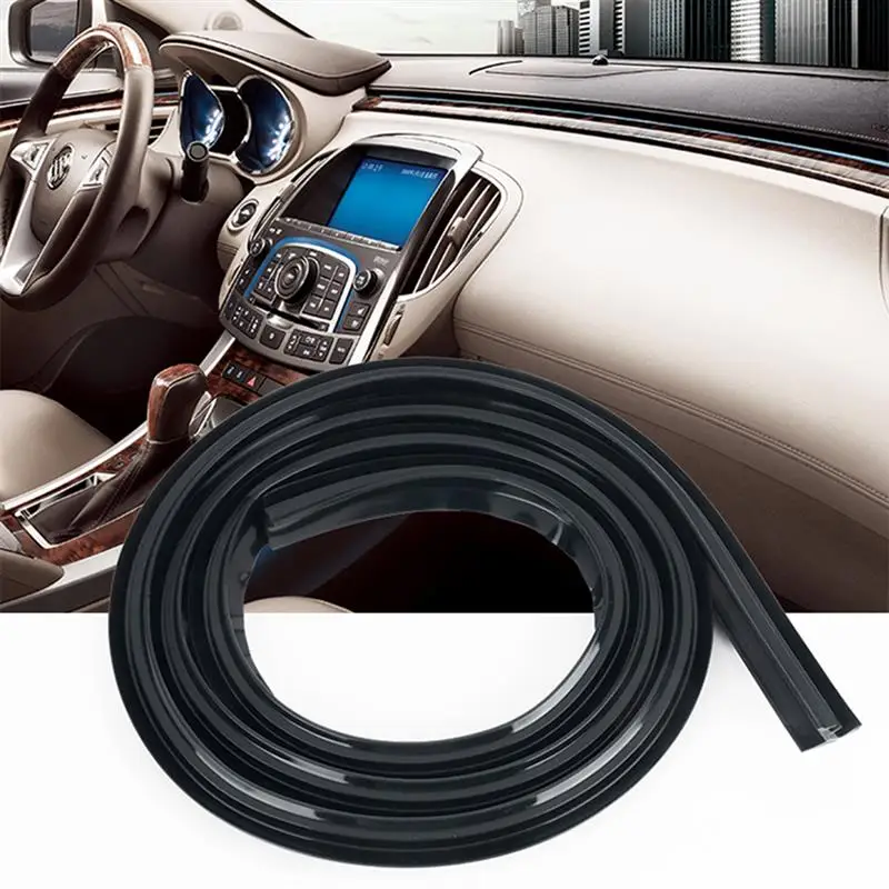 

1.6M Car Edge Protector U-Shaped Rubber Auto Door Noise Insulation Anti-Dust Soundproof Sealing Strips Trim DIY Car-Styling
