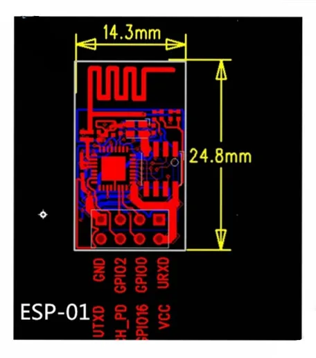 LEORY ESP8266 wifi беспроводной модуль ESP-01 удаленный последовательный порт приемопередатчик для AP, STA, AP+ STA