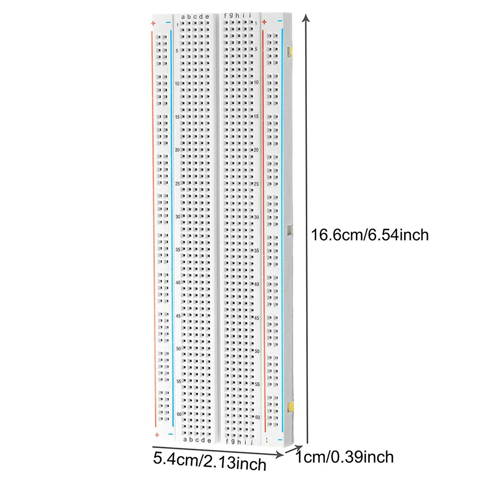 MB102 Прототип Макет для DIY KIT MB-102 печатную плату печатной платы Макет 16,5X5,5 см 830 тестирование Разработка DIY для Arduino RPI