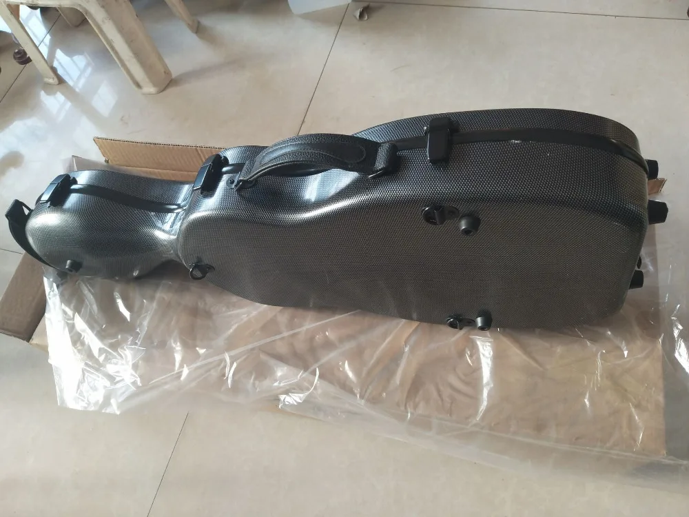 

NEW 4/4 size carbon fiber violin case grey color