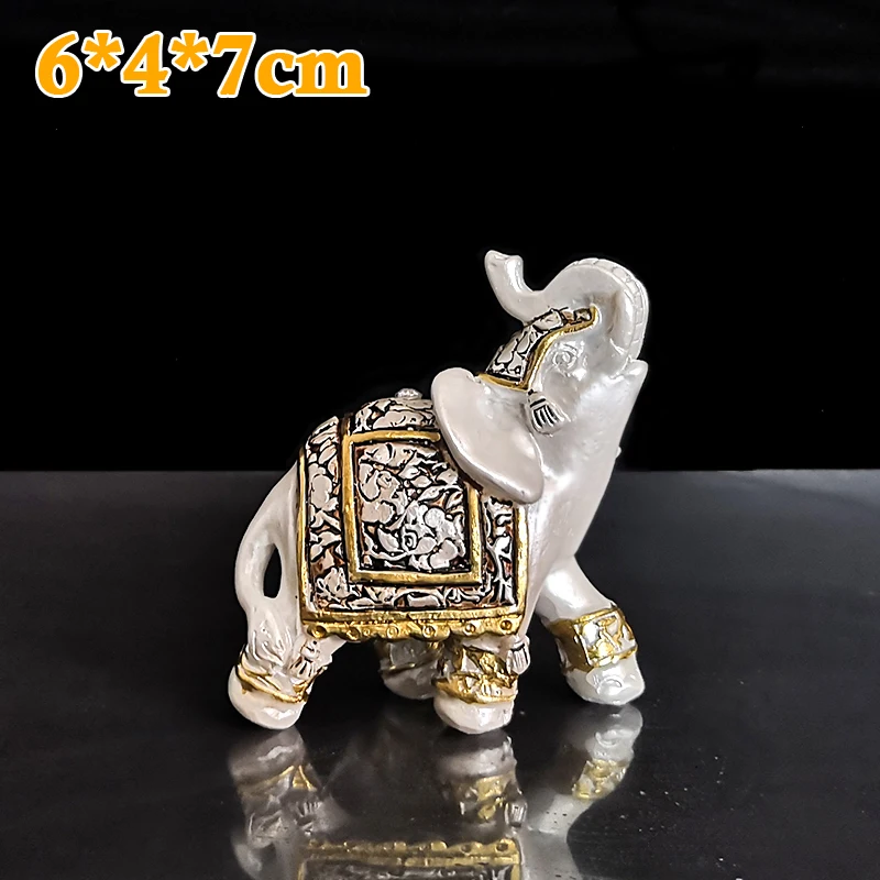 Украшение в виде слона из смолы, Нетоксичная креативная домашняя ...