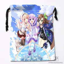 На заказ Choujigen игры Neptun аниме сумки для хранения путешествия мини сумка для плавания, походов, игрушек размер 18x22 см#412-04-14