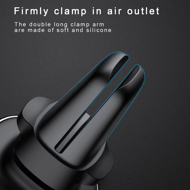 Baseus Metal Car Phone Holder For iPhone 11 Pro Sumsung S9 Xiaomi Magnetic Phone Holder Air Vent Mount Mobile Phone Holder Stand 6