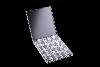 

Empty Nail Art Tip Compartment Rhinestone Storage Clear Plastic Box Case,plastic accessory box