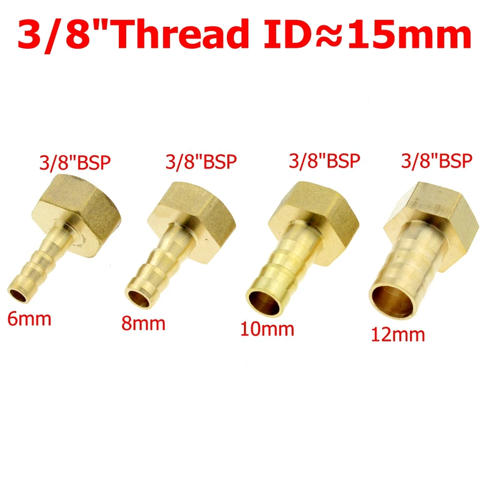 Latón manguera 4mm 6mm 8mm 10mm 19mm Barb cola 1/8 \ Latón manguera 4mm 6mm 8mm 10mm 19mm Barb cola 1/8 \