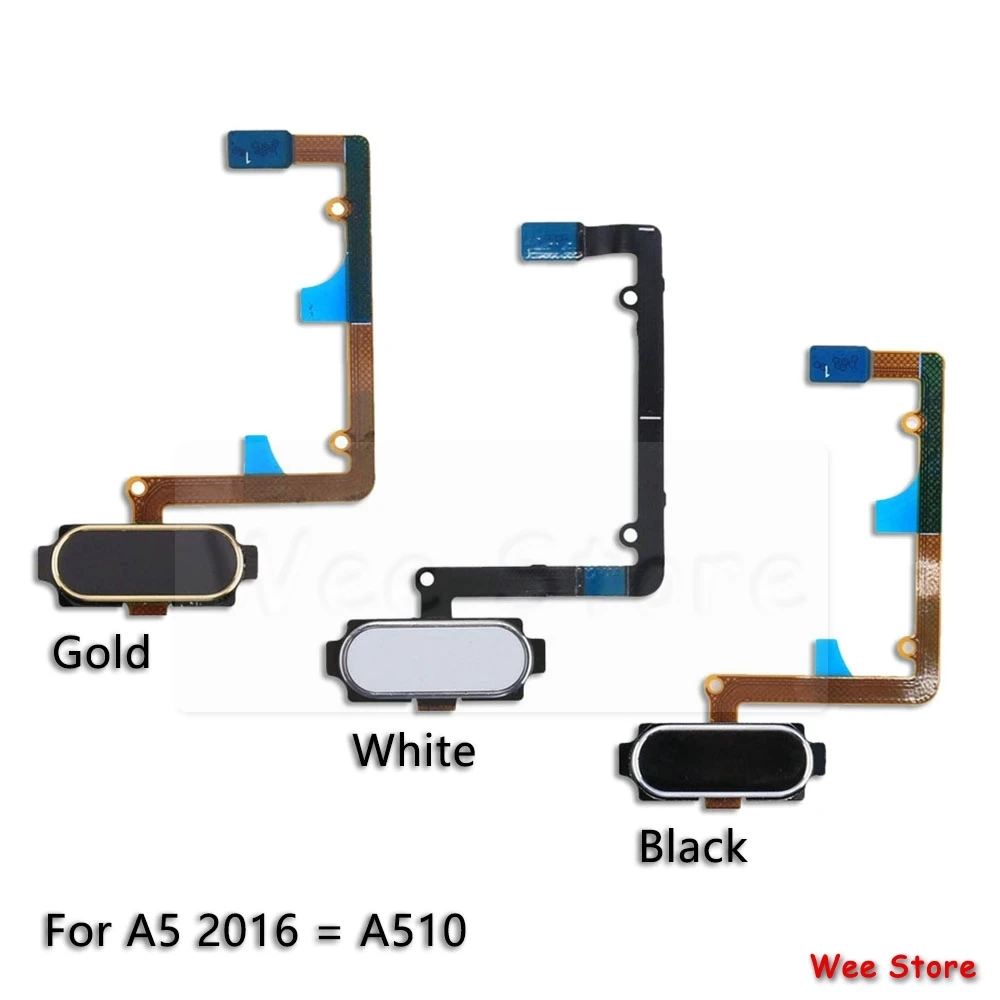 Оригинальный гибкий кабель для Samsung Galaxy A5 A7 2016 A510F A710F Back Home Button Датчик отпечатков