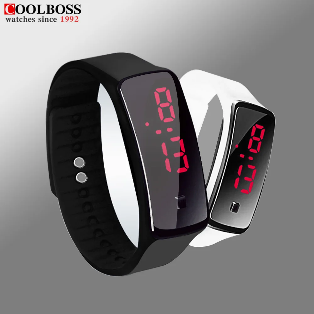 

New Upgrade Section Waterproof LED Bracelet Children Women Watch Men Digital Wristwatch Sports Shock Fashion Clock