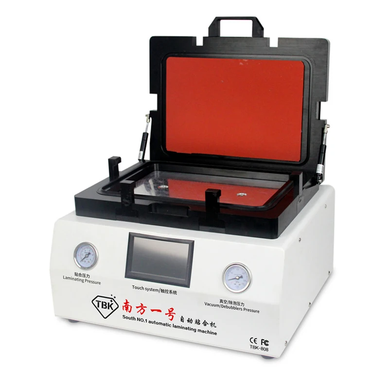 

TBK-808 OCA Vacuum Laminating Machine Automatic Bubble Removing Machine with automatic lock gas for LCD Touch Screen Repair