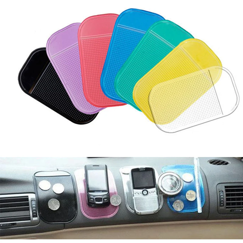 

Silicon Non-slip Mat Auto Accessories Magic Anti-Slip Dashboard Sticky Pad Holder For GPS Cell Phone Iphone X Coin