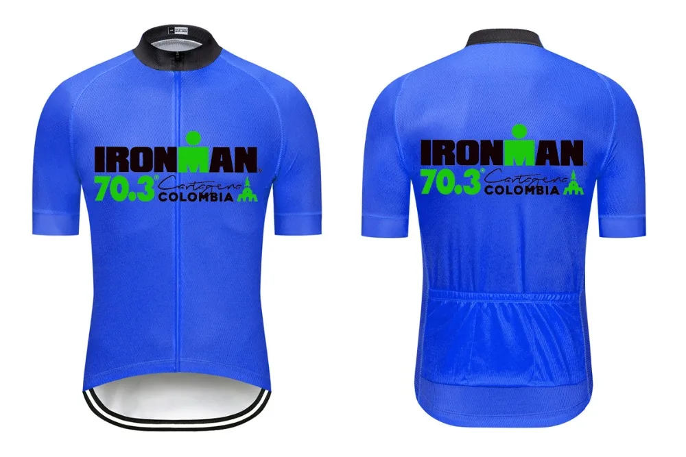 IRONMAN 70,3, Колумбийская велосипедная футболка/Профессиональная дышащая одежда для езды на велосипеде Ropa Ciclismo Bicicletas, одежда для велоспорта с коротким рукавом